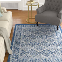 Load image into Gallery viewer, Hobbs Oriental  Gray/Blue Steel Area Rug MRM2389
