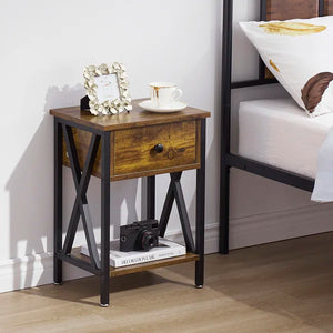 Hodnett 21.7'' Tall 1 - Drawer Nightstand (Set of 2)