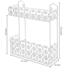 Load image into Gallery viewer, Holdingford 12&quot; W x 14&quot; H x 4&quot; D Wall Mounted Bathroom Shelves (Set of 2) MRM1724
