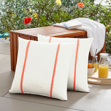 Load image into Gallery viewer, Hollander Outdoor Square Pillow Cover and Insert (Set of 2), EC1143
