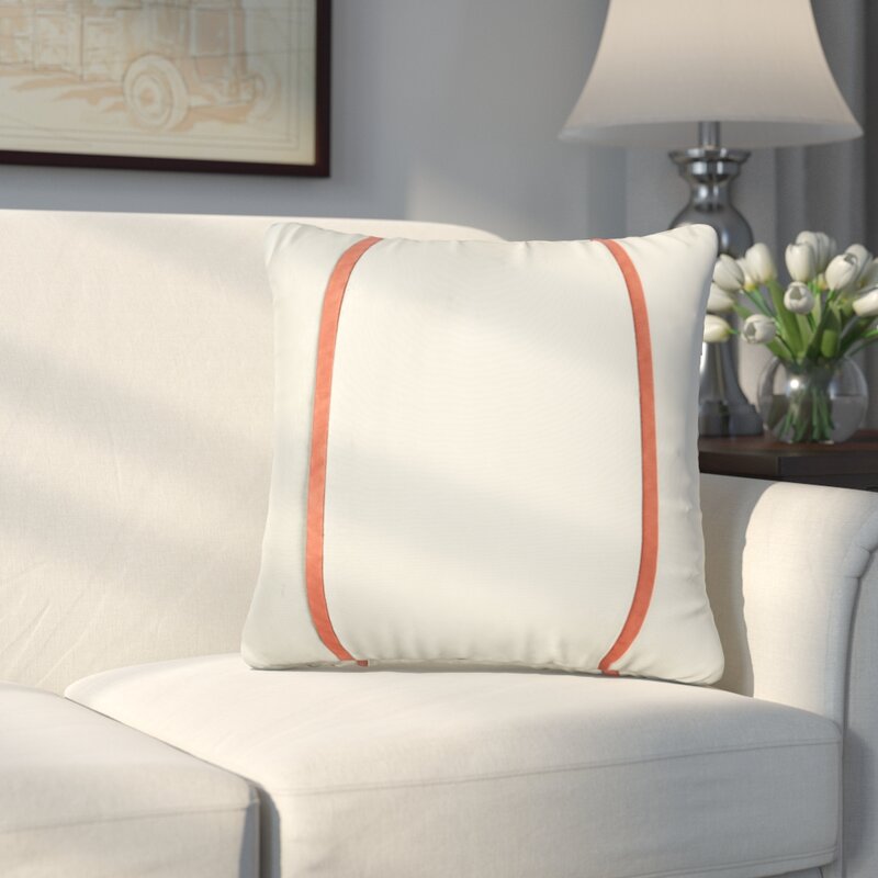 Hollander Outdoor Square Pillow Cover and Insert (Set of 2), EC1143