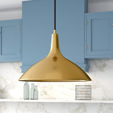 Load image into Gallery viewer, Holm 1 - Light Single Cone Pendant OG176
