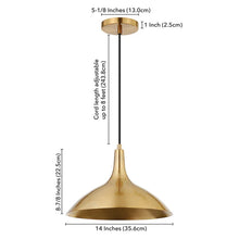 Load image into Gallery viewer, Holm 1 - Light Single Cone Pendant
