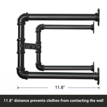 Load image into Gallery viewer, Holms 43.3&#39;&#39; Wall Mounted Clothes Rack
