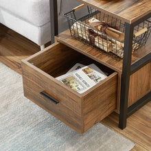 Load image into Gallery viewer, Holton 22&#39;&#39; Tall 1 - Drawer Iron Nightstand
