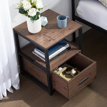 Load image into Gallery viewer, Holton Iron Nightstand, 22&#39;&#39; H x 17.7&#39;&#39; W x 17.7&#39;&#39; D
