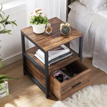 Load image into Gallery viewer, Holton Iron Nightstand
