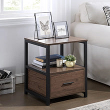 Load image into Gallery viewer, Holton Iron Nightstand, 22&#39;&#39; H x 17.7&#39;&#39; W x 17.7&#39;&#39; D
