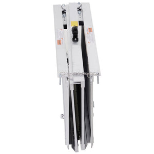 3" H x 96" W x 29" D Silver HomCom 2 in. Portable Ramp (Set of 2) MRM2399