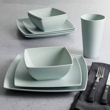 Load image into Gallery viewer, Home 16 Piece Melamine Dinnerware Set, Service for 4
