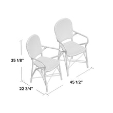 Load image into Gallery viewer, Hooper Stacking Patio Dining Chair (Set of 2) MRM3842
