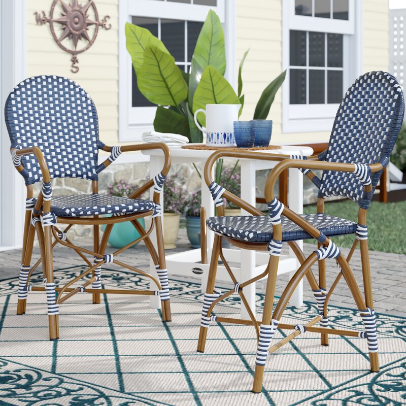 Hooper Stacking Patio Dining Chair (Set of 2) MRM3842