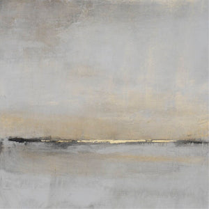 30" H x 30" W x 1.25" D Light Gray Horizontal Flow II by Timothy O' Toole - Wrapped Canvas Print 1823AH
