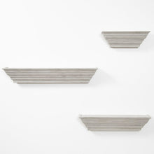 Load image into Gallery viewer, Gray Horley Ledge 3 Piece Floating Shelf Set #893HW

