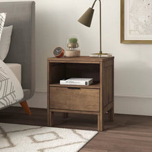 Load image into Gallery viewer, Hosier 24&#39;&#39; Tall 1 - Drawer Nightstand in Brown
