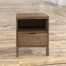 Load image into Gallery viewer, Hosier 24&#39;&#39; Tall 1 - Drawer Nightstand in Brown
