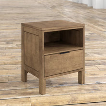 Load image into Gallery viewer, Hosier 24&#39;&#39; Tall 1 - Drawer Nightstand in Brown

