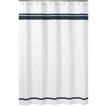 Load image into Gallery viewer, Hotel 100% Cotton Striped Single Shower Curtain
