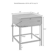 Load image into Gallery viewer, Houchens 22.5&#39;&#39; Tall End Table with Storage
