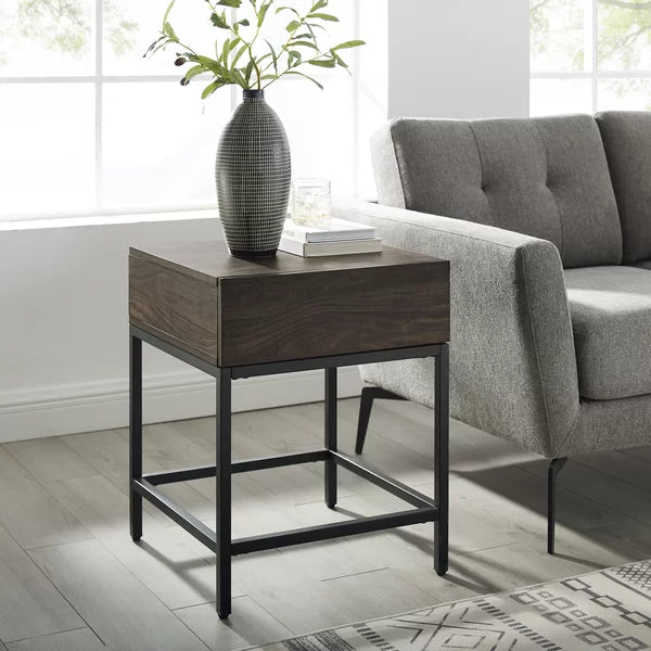 Houchens 22.5'' Tall End Table with Storage