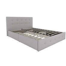 Load image into Gallery viewer, Houchins Tufted Upholstered Low Profile Storage Platform Bed, Queen
