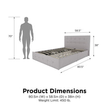 Load image into Gallery viewer, Houchins Tufted Upholstered Low Profile Storage Platform Bed 1768AH
