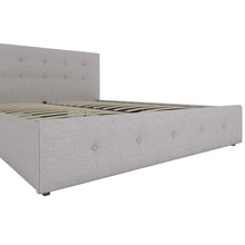 Load image into Gallery viewer, Queen Gray Houchins Upholstered Storage Platform Bed #1188HW
