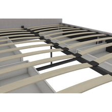 Load image into Gallery viewer, Queen Gray Houchins Upholstered Storage Platform Bed #1188HW
