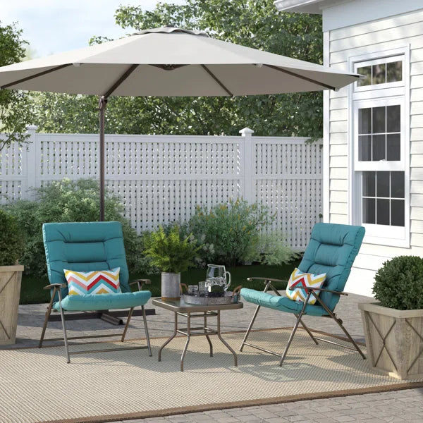 Hovis Metal 2 - Person Seating Group with Cushions