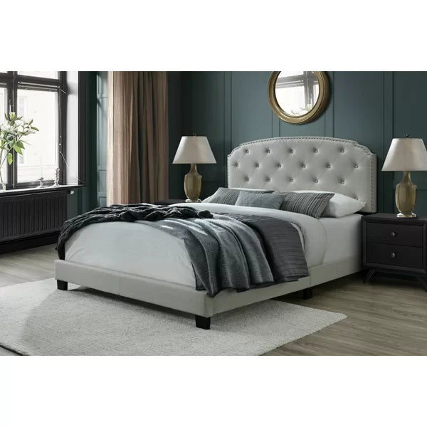 Howes Tufted Upholstered Low Profile Standard Bed full