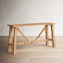 Load image into Gallery viewer, Howie 30&#39;&#39; H x 59&#39;&#39; W x 16&#39;&#39; D Solid Wood Console Table
