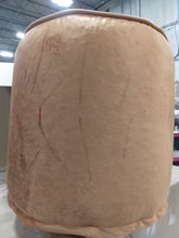 Load image into Gallery viewer, Gwinnett Modern Velveteen Cylinder Pouf by Christopher Knight Home - Apricot
