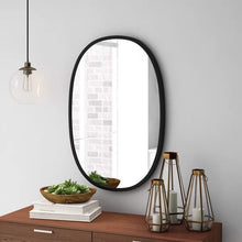 Load image into Gallery viewer, 24&quot; x 18&quot; Black Hub Accent Mirror

