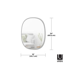 Load image into Gallery viewer, 24&quot; x 18&quot; Black Hub Accent Mirror
