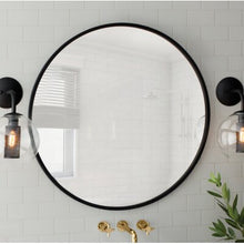 Load image into Gallery viewer, Hub Modern &amp; Contemporary Accent Mirror Black 1110CDR
