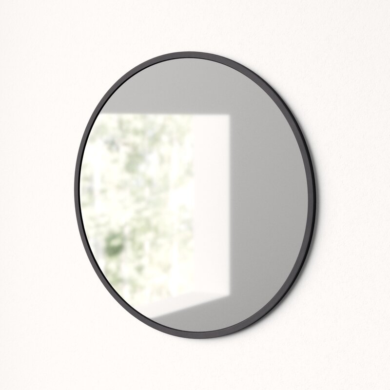 Black Hub Modern & Contemporary Accent Mirror