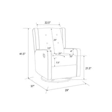 Load image into Gallery viewer, Hudak Swivel Reclining Glider
