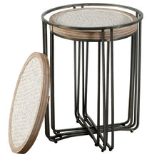 Load image into Gallery viewer, Hughey 2 Piece Nesting Tables #2406HW
