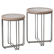 Load image into Gallery viewer, Hughey 2 Piece Nesting Tables #2406HW
