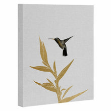 Load image into Gallery viewer, 18&quot; H x 12&quot; W Hummingbird And Flower II - Graphic Art
