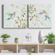 Load image into Gallery viewer, 32&quot; H x 64&quot; W x 1&quot; D Hummingbird III - 2 Piece Wrapped Canvas Print
