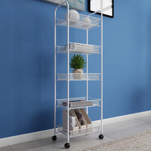 Load image into Gallery viewer, Humphreys 50.9&quot; H x 17&quot; W x 10.5&quot; D Rolling Storage Rack
