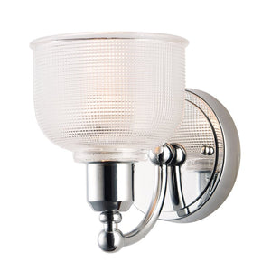 Huneycutt 1 - Light Dimmable Polished Chrome Armed Sconce