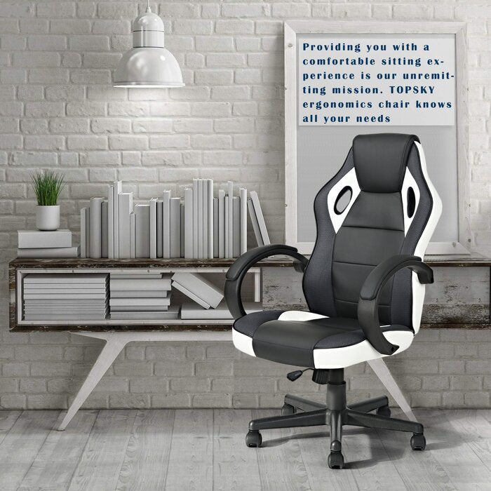 Hungerford White Mesh Gaming Chair (SB818)