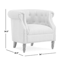 Load image into Gallery viewer, Huntingdon Tufted Chesterfield Chair
