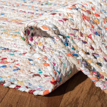 Load image into Gallery viewer, Hurst Abstract Handmade Handwoven Cotton Area Rug in Ivory/Multi 3&#39; x 5&#39; rectangle
