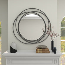 Load image into Gallery viewer, Husby Round Metal Wall Mirror
