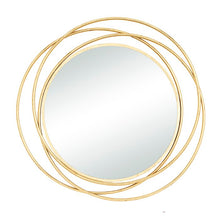 Load image into Gallery viewer, Husby Round Metal Wall Mirror
