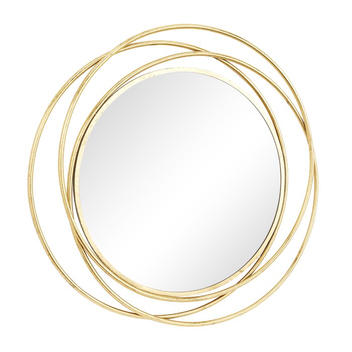 Husby Round Metal Wall Mirror