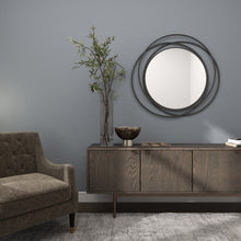 Load image into Gallery viewer, Husby Round Metal Wall Mirror
